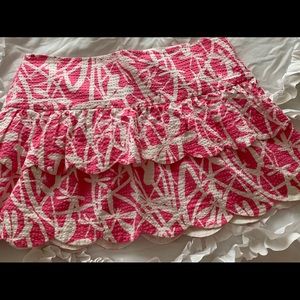 Lilly Pulitzer Skirt Light my fire dragonfly